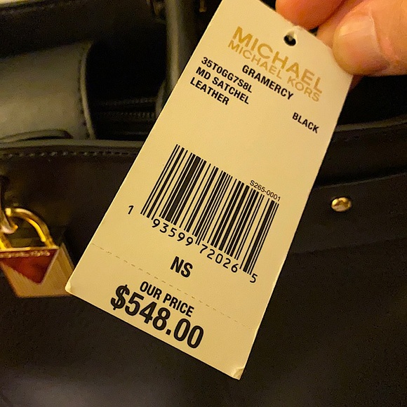 New MICHAEL KORS GRAMERCY Medium PEBBLED LEATHER SATCHEL ⭐️⭐️⭐️⭐️ - Picture 11 of 17